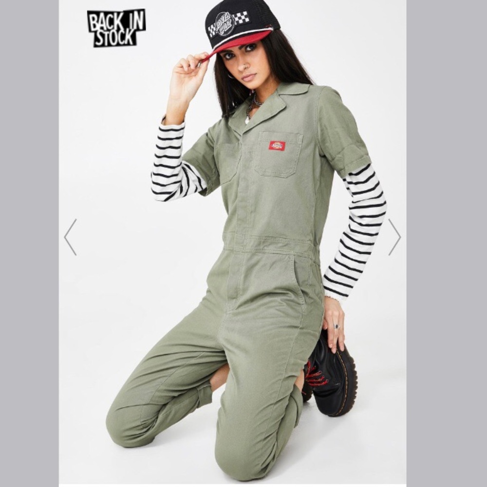 Dickies Olive Green Coveralls